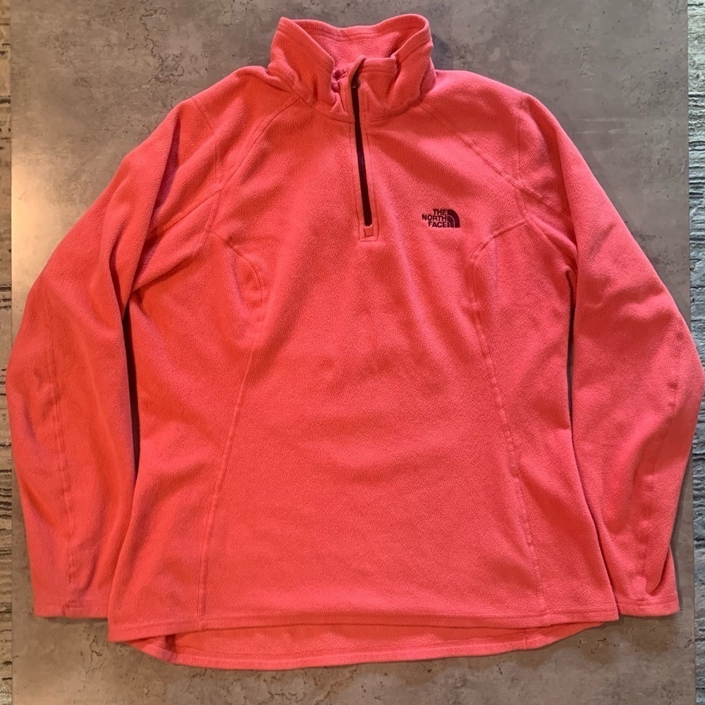 Vintage The North Face 1/4 Zip Fleece Sweatshirt,  Size L